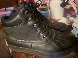 NAUTICA Men’s New Bedford Black Duck Boots Herren Größe 15W - Bild 1 von 1