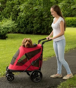 PET GEAR NO-ZIP EXCURSION PET STROLLER - FREE SHIPPING IN THE UNITED STATES - Picture 1 of 24