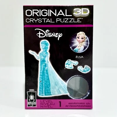 Rompecabezas de cristal 3D original de Elsa Frozen Disney Foto 1 de 4