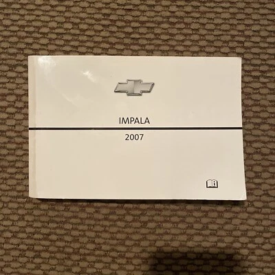 07 2007 Chevrolet Impala Owners Manual Operators Guide Book Booklet Handbook OEM - Image 1 of 2