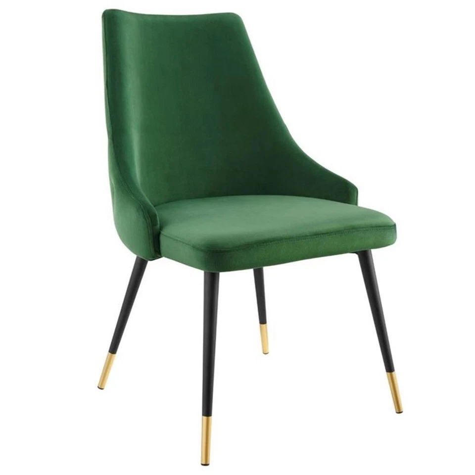 Modway Furniture Adorn Tufted Velvet Dining Side Chair Emerald -EEI-3907-EME