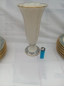 Scarace Lenox Autumn 10.5" Trumpet Vase Excellent Umused Set Listed - Picture 1 of 4