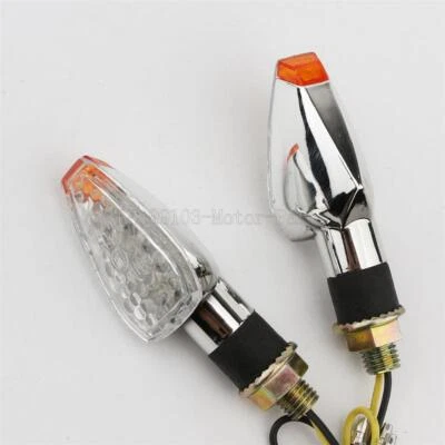 Mini señales de giro de plástico de 3,35" para Honda CBR600 F2 F3 F4 F4I 600RR 900R 1000RR Foto 1 de 4