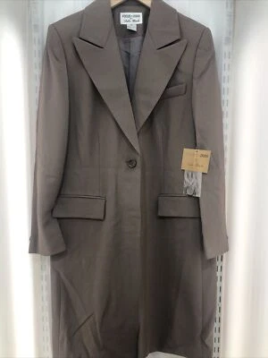 Suite vintage Focus 2000 de Charles Glueck para mujer separada marrón talla 8 Foto 1 de 4