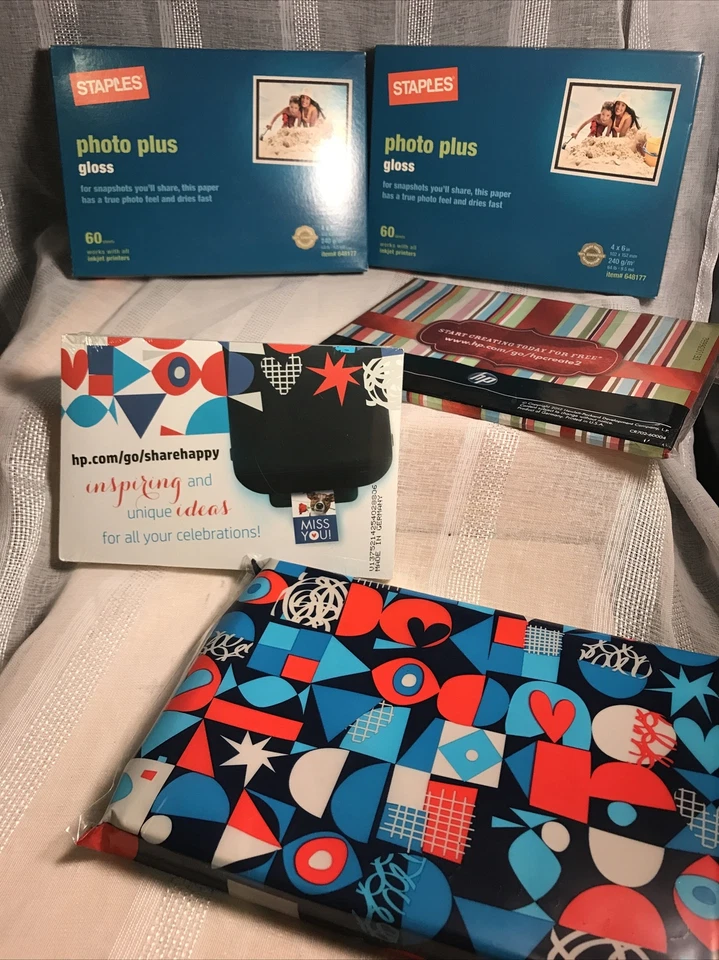 Staples Photo Plus Gloss Inkjet Photo Paper 60 sheets 4x6 4" " #648177