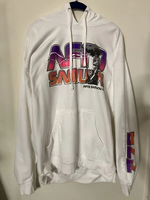 DGK x Afro Samurai "The Blade" Pullover (White) Hooded Sweatshirt - Image 1 of 4