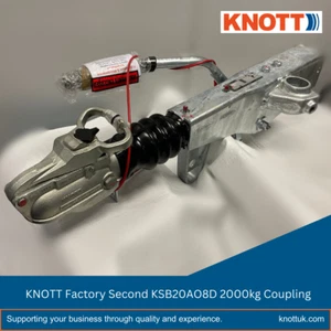 Knott KRV20 Square Tube 80mm Coupling (w. Jockey Wheel Bracket) - Factory Second - Picture 1 of 2