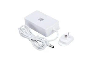 Bloc d'alimentation officiel Raspberry Pi pour chapeau de construction, entrée : prise AC AU 110-240V - Photo 1/2