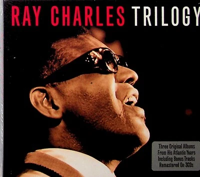 Ray Charles- Trilogy 3-CD NEW The Genius of/Yes Indeed/What'd I Say BONUS TRACKS - Image 1 of 2
