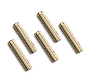 5 Aomai Windproof Jet Torch Refillable Butane Gas Flame Lighters - Gold - Picture 1 of 2