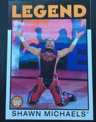 WWE 2016 Topps Heritage Shawn Michaels WWE Legend Card - Image 1 of 2