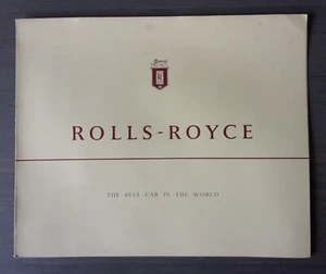 ROLLS ROYCE SILVER CLOUD S1 orig 1955 UK Mkt Sales Brochure - Picture 1 of 3
