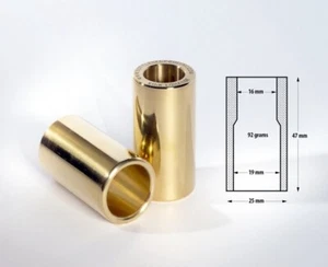 Guitarra Kirk Lorange Heavy Brass Slide - ¡Obtén el mejor sonido de diapositiva! - Imagen 1 de 5