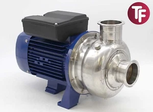 Bomba de cervecería Enviroflex EFO-200M-TC 2 1/2" triple abrazadera impulsor semi-abierto 230 V - Imagen 1 de 12