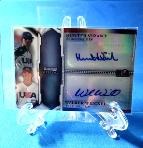 Hunter Virant & Walker Weickel 2011 Dual Autograph 18U National Team MLB Card - Picture 1 of 2