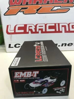 LC RACING 1/14 Off Road 4WD RC Brushless Truggy KIT Unassembled #EMB-TGHK - Image 1 of 4