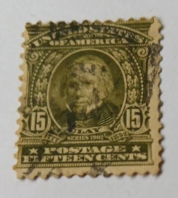 U.S - SCOTT #309 - SERIES 1902 - 15 CENTS - USED - Image 1 of 2