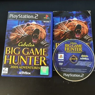 Cabela's Big Game Hunter 2005 Adventures PS2 PAL With Manual - Image 1 of 4