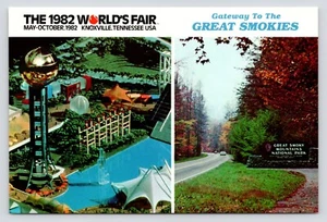 Smoky Mountains Sunsphere 1982 World's Fair Knoxville TN VTG Unposted Postcard - Picture 1 of 2