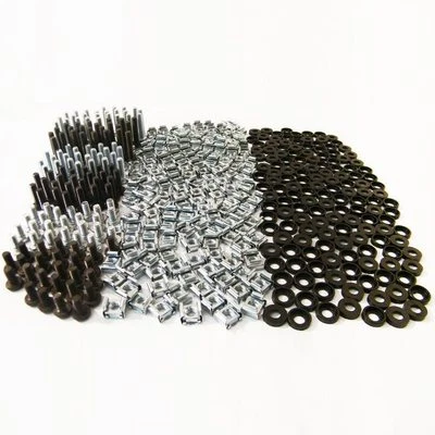 50 Pack M6 Rack Screw  20mm in black , cage nuts and washers - Image 1 of 4