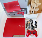 Sony PlayStation 3 PS3 console rouge écarlate CECH 3000B 320 Go presque comme neuf boîte F/S