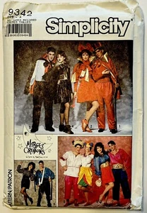 1989 modello di cucito semplicità 9342 taglia A XS - L costumi margini creazioni UC - Foto 1 di 2