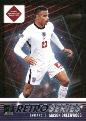 2021-22 Donruss Retro Series #17 Mason Greenwood - NM-MT - Image 1 of 2