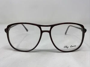 Oleg Cassini Japan OC-210 RED TORTOISE 58-16-140 Full Rim Eyeglasses Frame BE14 - Picture 1 of 8