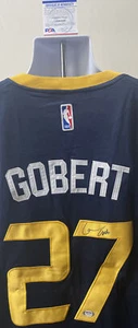 Rudy Gobert Utah Jazz Autographed Signed Nike Jersey PSA/DNA Certified - Picture 1 of 5