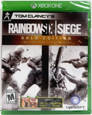 Tom Clancy's Rainbow Six Siege Gold Edition (Microsoft Xbox One, 2015) Sealed - Image 1 of 2