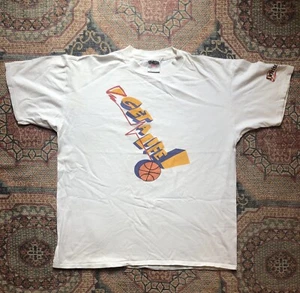 Vintage 90s Doritos Promo Single Stitch White Graphic T-Shirt Size L - Picture 1 of 2
