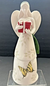 Lenox Butterfly Meadow Angel con estatuilla presente 892812 firmada por Louise De Luyer - Imagen 1 de 9