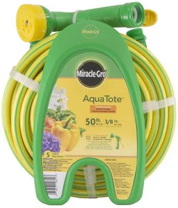 Miracle-Gro SMG12812 Mini Hose Reel with Nozzle, Green - Picture 1 of 4