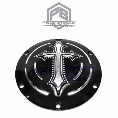 Precision Billet Sportster Dark Side Billet Derby Cover for 2009-2012 Harley uj Foto 1 de 4