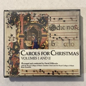 Christmas Carols Volumes 1 And 2 David Willcocks 2 CD Set Rykodisc 1985 Vintage - Picture 1 of 6