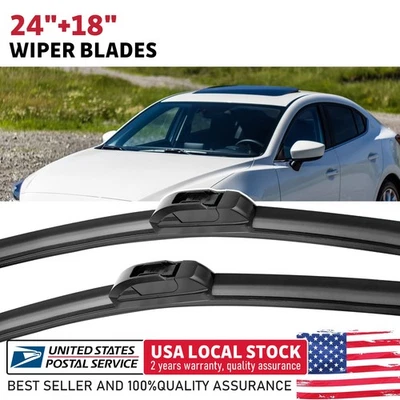 Limpiaparabrisas calidad premium 24" y 18" pulgadas para Toyota Avalon 2000-2004 Foto 1 de 4