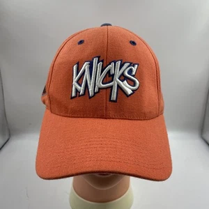 VTG NOS Graffiti Script New York Knicks NIKE Fitted Hat Cap Small Swoosh - Picture 1 of 8