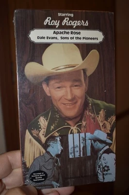 APACHE ROSE VHS 1947 Roy Rogers Dale Evans Brand new factory sealed - Image 1 of 3