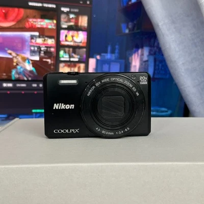 Nikon Coolpix S7000 Compact Digital Camera Black For party ,tour,family - Image 1 of 3