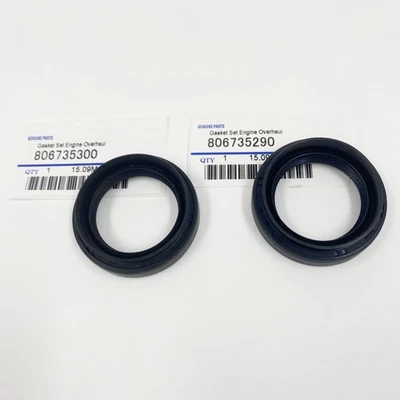 FOR WO SUBARU IMPREZA LEGACY FORESTER OUTBACK FRONT DRIVE AXLE SEAL SET Foto 1 de 4