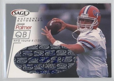 2001 SAGE Auto Silver /400 Jesse Palmer #A34 Rookie Auto RC - Image 1 of 2
