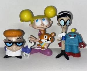 Juego completo de figuras de laboratorio Dexters Dee Mandark Cartoon Network 2000 - Imagen 1 de 6