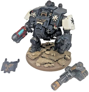 Warhammer 40k Space Marines Redemptor Dreadnought Black Templars Painted GW 40 - Picture 1 of 10