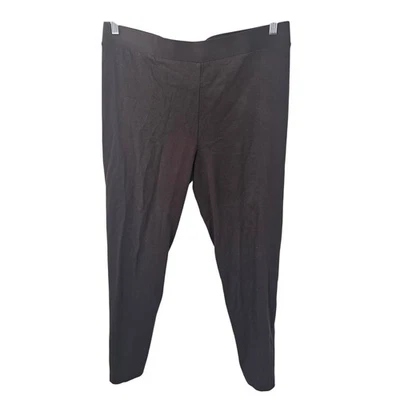 Pantalones ajustados marrones TWO BY VINCE CAMUTO para mujer talla grande L Foto 1 de 4