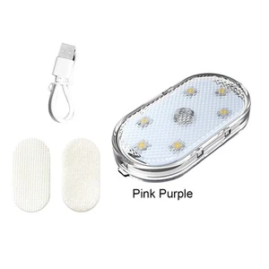 Car Light LED Touch Ambient Lighting Pink Purple Interior USB Lamp for SUV Van - Picture 1 of 24