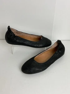 Ballerine Fitflop Allegro Snake in pelle nera goffrata UK 6 - Foto 1 di 7