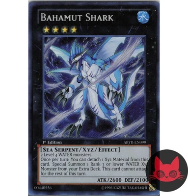Yugioh Bahamut Shark ABYR-EN009 Secret Rare 1st Edition NM - Image 1 of 2