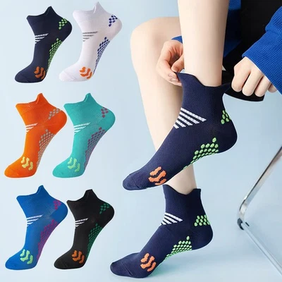6 Pairs Sport Socks for Running Cycling Football Gift for Christmas Thanksgiving - Image 1 of 4