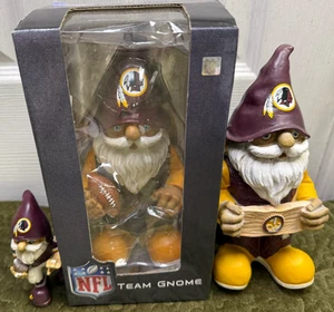 Forever Collectibles Rare NFL Washington Redskins Lot of 3 Gnomes! One in Box - Picture 1 of 5