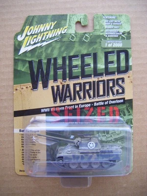 TANQUE PANTERA ALEMANA JOHNNY LIGHTNING WHEELED WARRIORS REL 1 VER B #4 SEGUNDA GUERRA MUNDIAL Foto 1 de 4